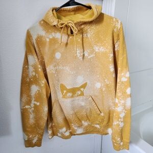 Custom Bleach Cat Hoodie